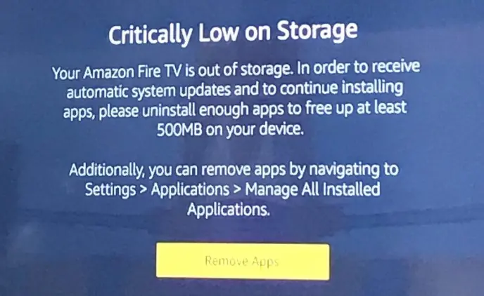 device storage shortage behind iptv buffering